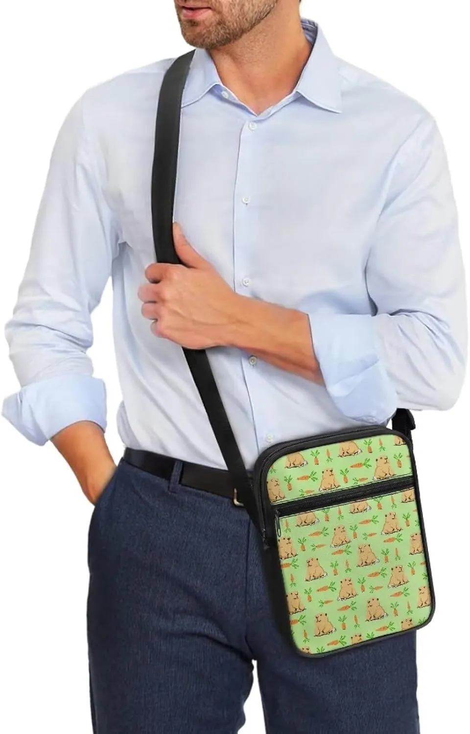 Small Messenger Bag Purse Crossbody Bag with Adjustable Strap for Women Men for Travel Outdoor Sports