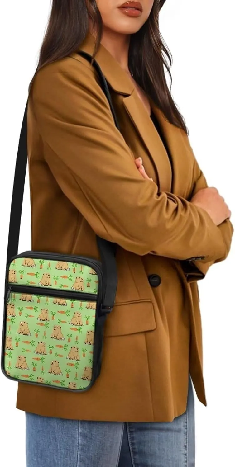 Small Messenger Bag Purse Crossbody Bag with Adjustable Strap for Women Men for Travel Outdoor Sports