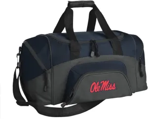 SMALL Ole Miss Gym Bag Deluxe University of Mississippi Travel Duffel Bag