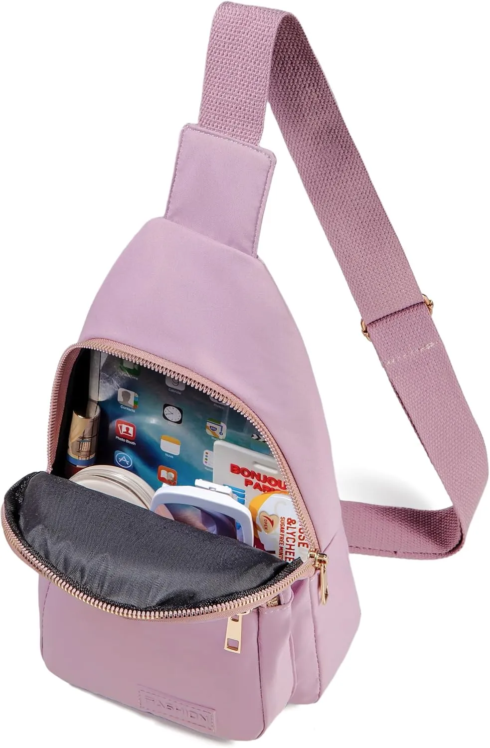 Small Sling Backpack Crossbody Sling Bag, Chest Bag Daypack Fanny Pack Cross Body Bag for Outdoors Hiking Traveling