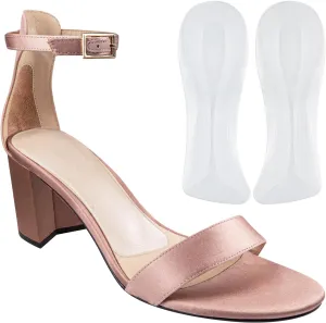 SOPROM Weight Shifting Insoles for High Heels, Transparency Gel Inserts Comfort Pads for Women Foot Pain Relief