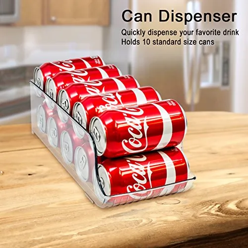Sorbus Fridge Bins and Freezer Bins Refrigerator Organizer Stackable Food Storage Containers BPA-Free Drawer Organizers for Refrigerator Freezer and Pantry
