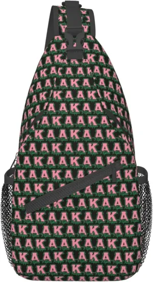 Sorority Gifts Unisex Crossbody Backpack Sling Bag chest bag for Hiking Traveling Outdoor Daypack
