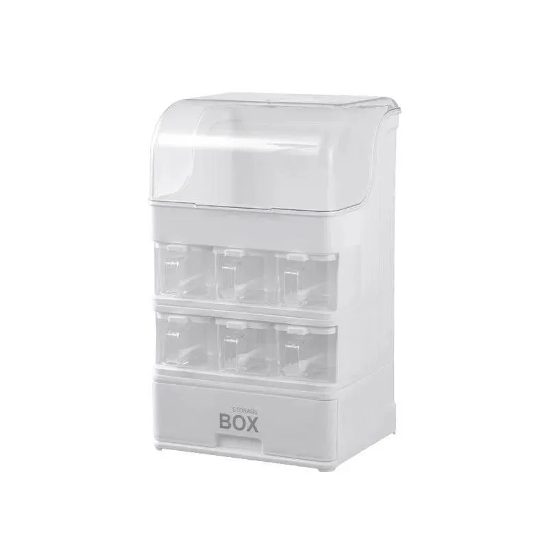 Spice Organizer Box - Easy Kitchen Storage Dispenser