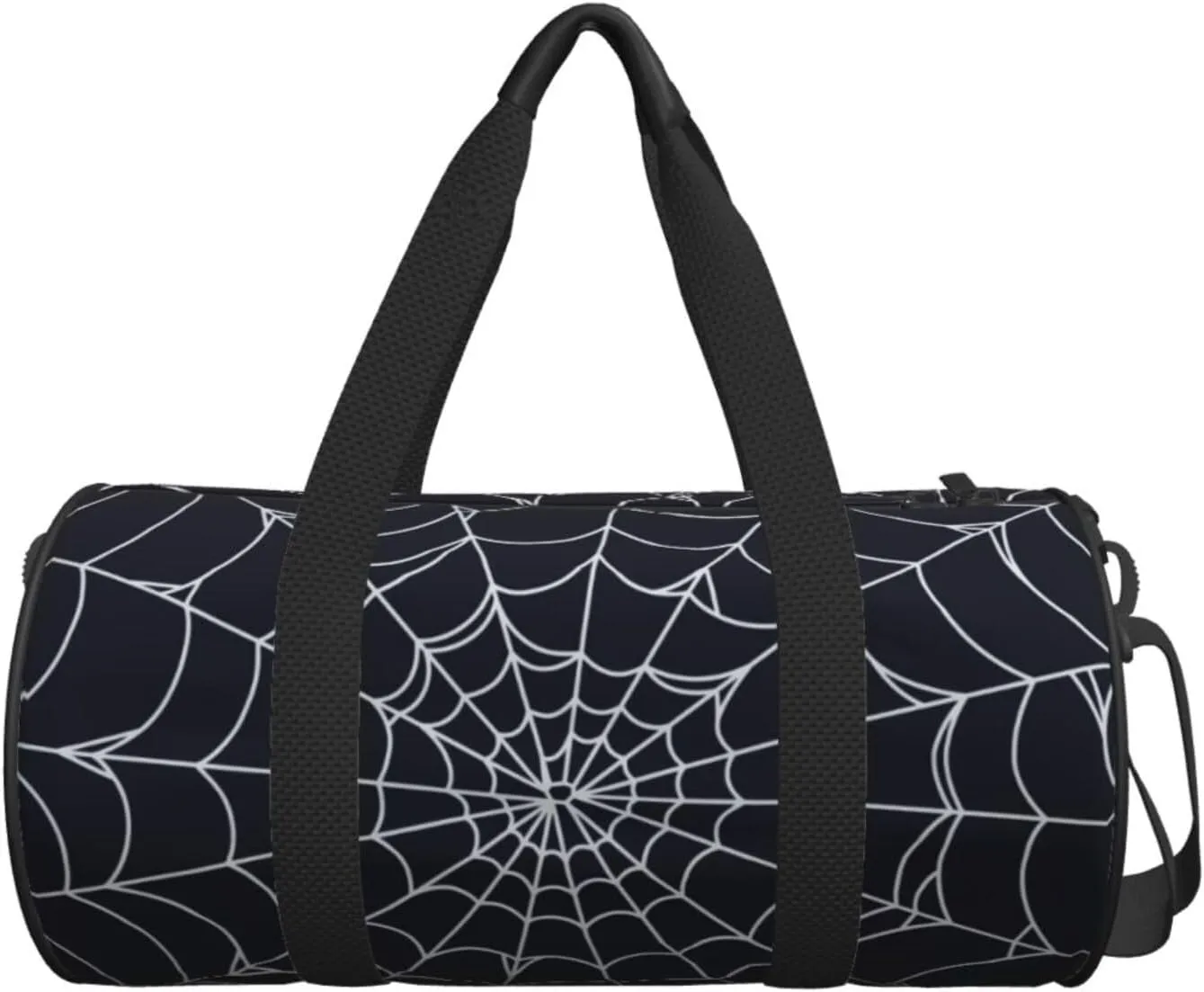 Spiral Spider Web Sports Gym Bag Halloween Travel Duffel Bag Shoes Compartment For Men Women Foldable Lightweight Yoga Gym Sports Bag