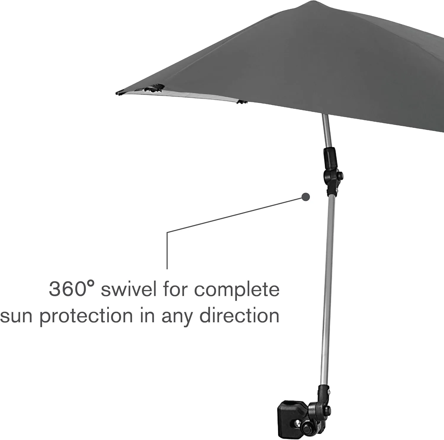 Sport-Brella Versa-Brella SPF 50  Adjustable Umbrella with Universal Clamp