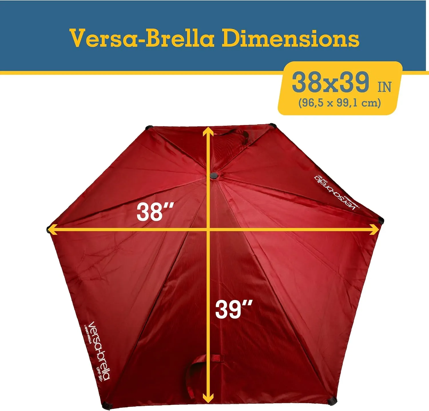 Sport-Brella Versa-Brella SPF 50  Adjustable Umbrella with Universal Clamp