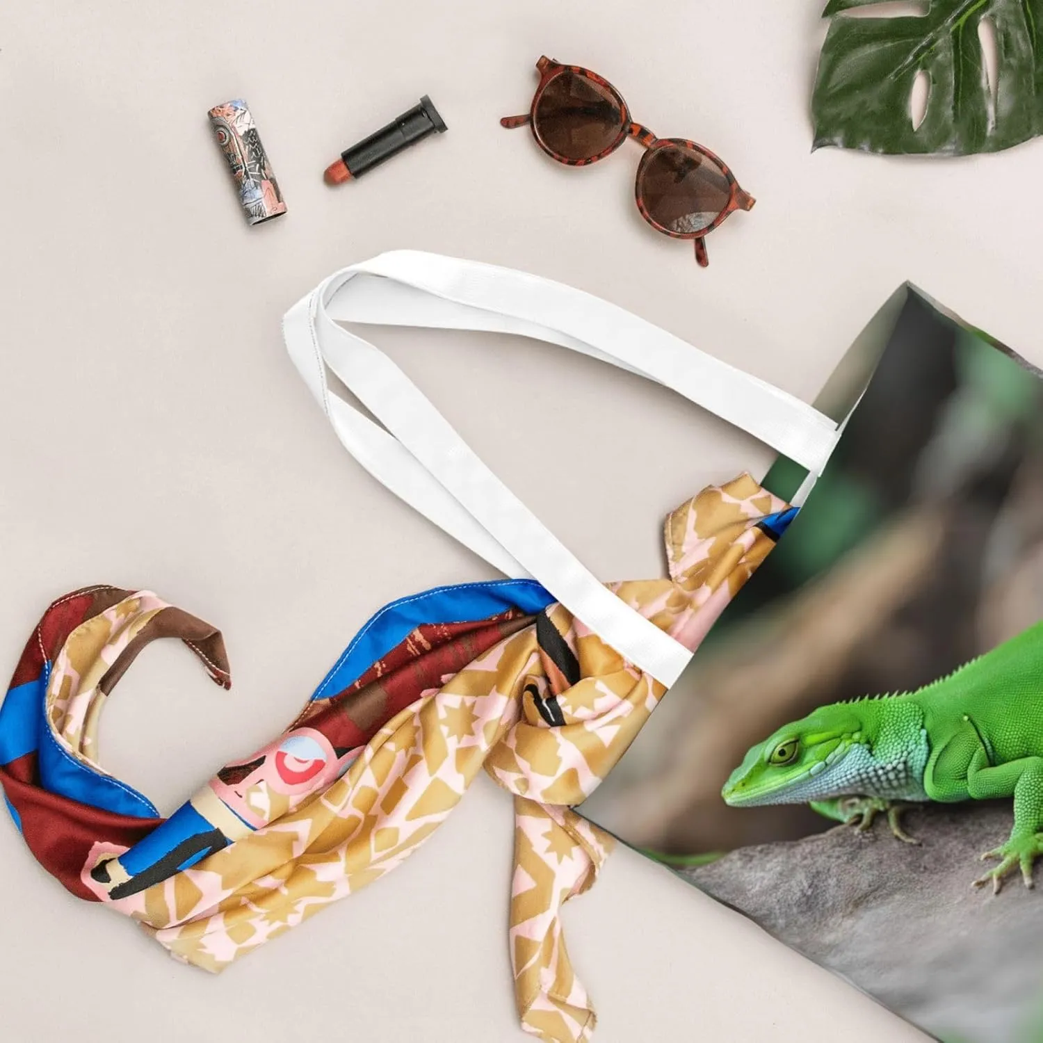 SSIMOO Ocean Sailing Fashion Canvas Tote Bag-Personalized Handbag,Multifunctional Bag,Elegant And Minimalist