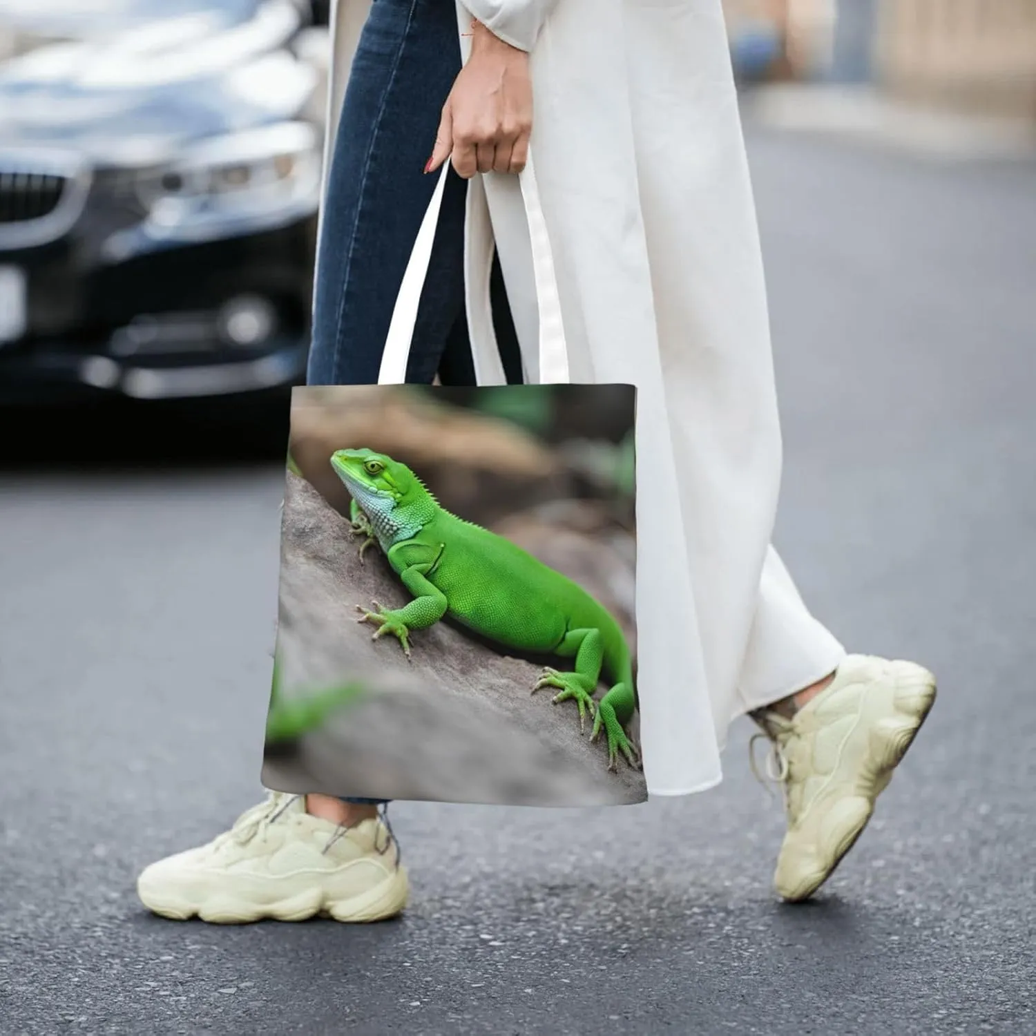 SSIMOO Ocean Sailing Fashion Canvas Tote Bag-Personalized Handbag,Multifunctional Bag,Elegant And Minimalist