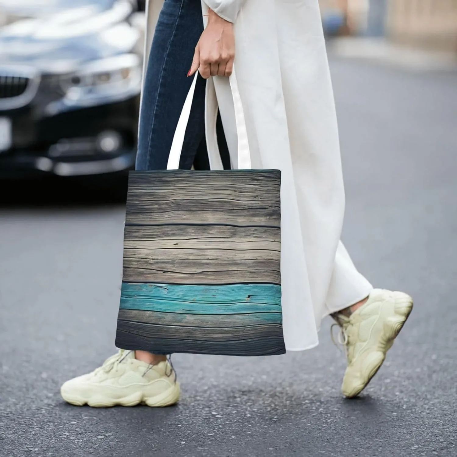 SSIMOO Tropical Rainforest Fashion Canvas Tote Bag-Personalized Handbag,Multifunctional Bag,Elegant And Minimalist