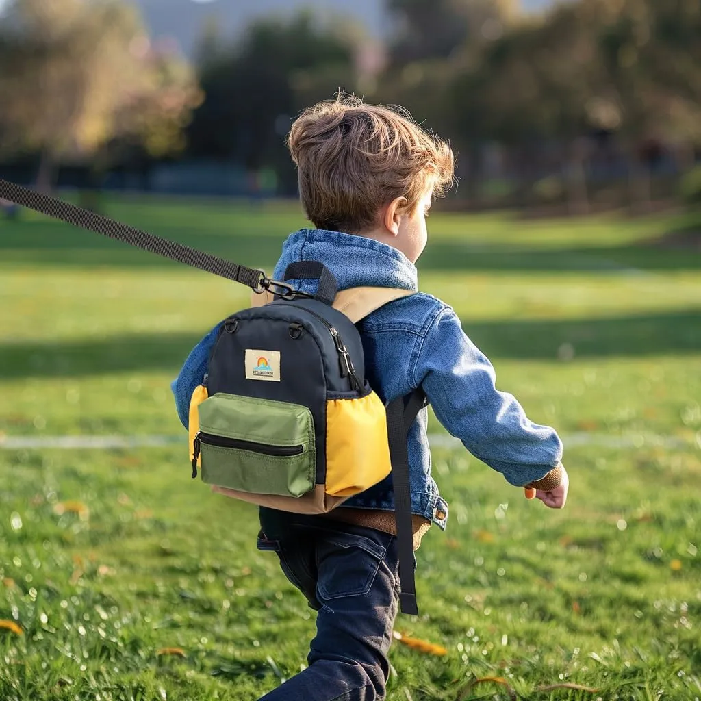 STEAMEDBUN Backpack Leash for Toddlers 1-3: Baby Backpack with Leash for Boys Girls - Anti-Lost Harness for Walking