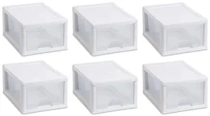 Sterilite 20518006  Sackable Storage Drawer, Pack of 6