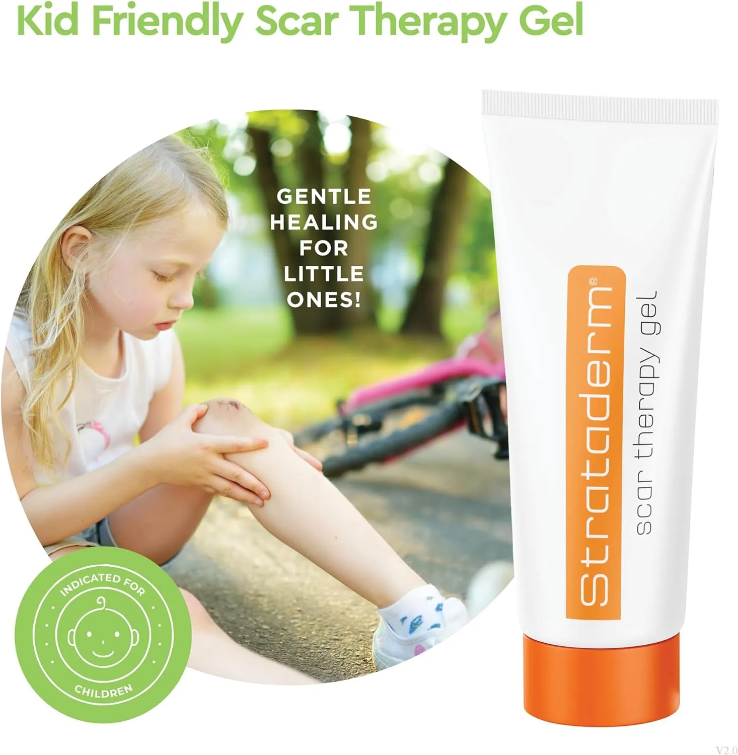 Strataderm Professional Scar Therapy Gel | Old and New Scars from General Surgery, Trauma, Wounds, Burns, Bites, Acne & Skin Disease | Reduces Redness, Discoloration, Discomfort & Itch | 10g (0.35oz)