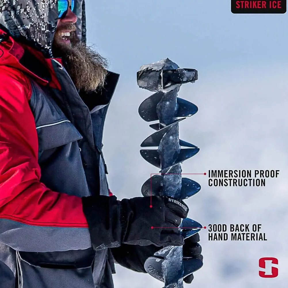 Striker Trekker Rugged Waterproof Breathable Insulated Outdoor Ice Fishing Gloves
