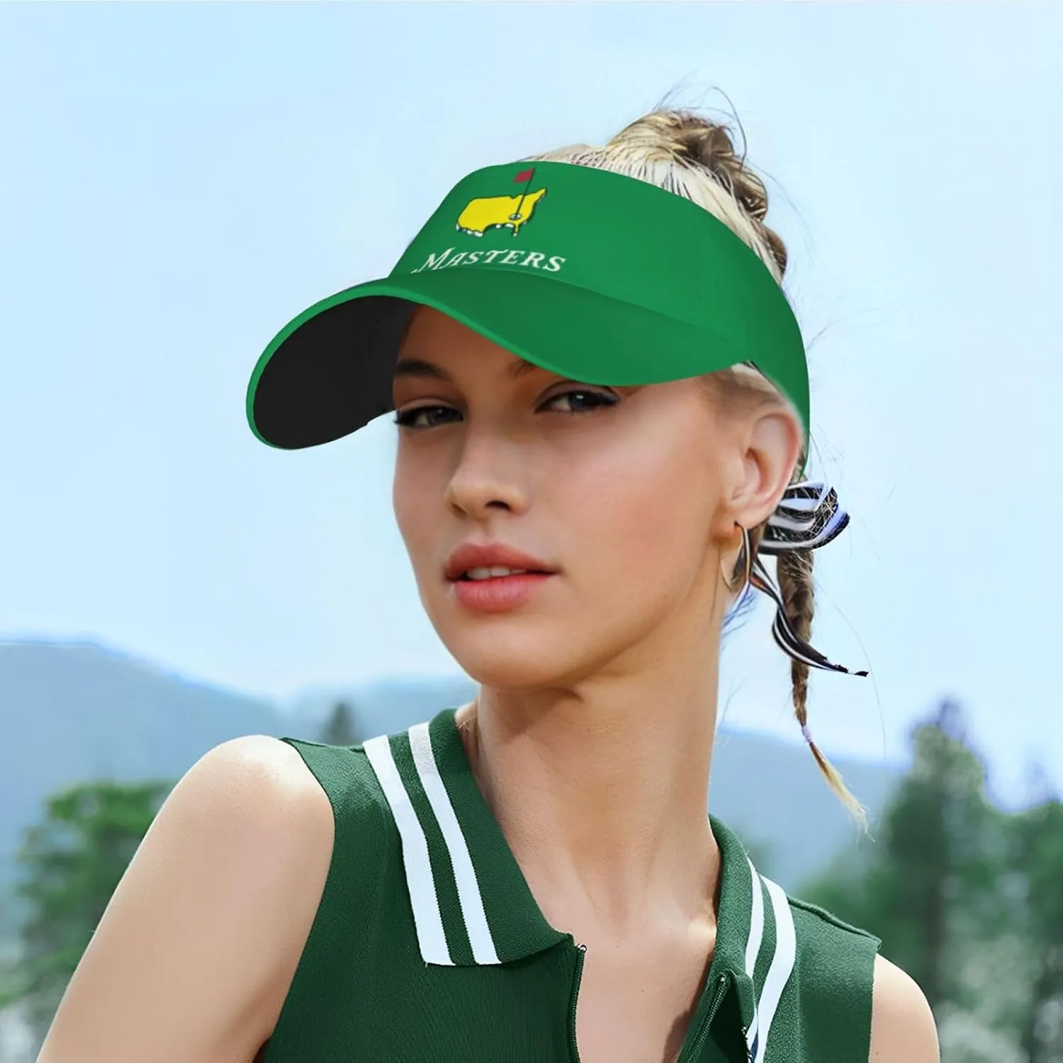 Sunscreen Visor Cap Adjustable Sport Empty Top Baseball Sun Cap for Men Women Sports Outdoor Headwear