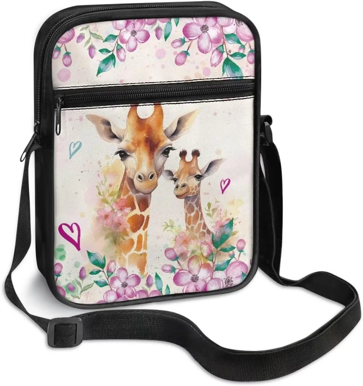 Suobstales Crossbody Bag for Women Men, Small Sling Pack Handbag for Work Business, Lightweight Messenger Shoulder Travel Bag