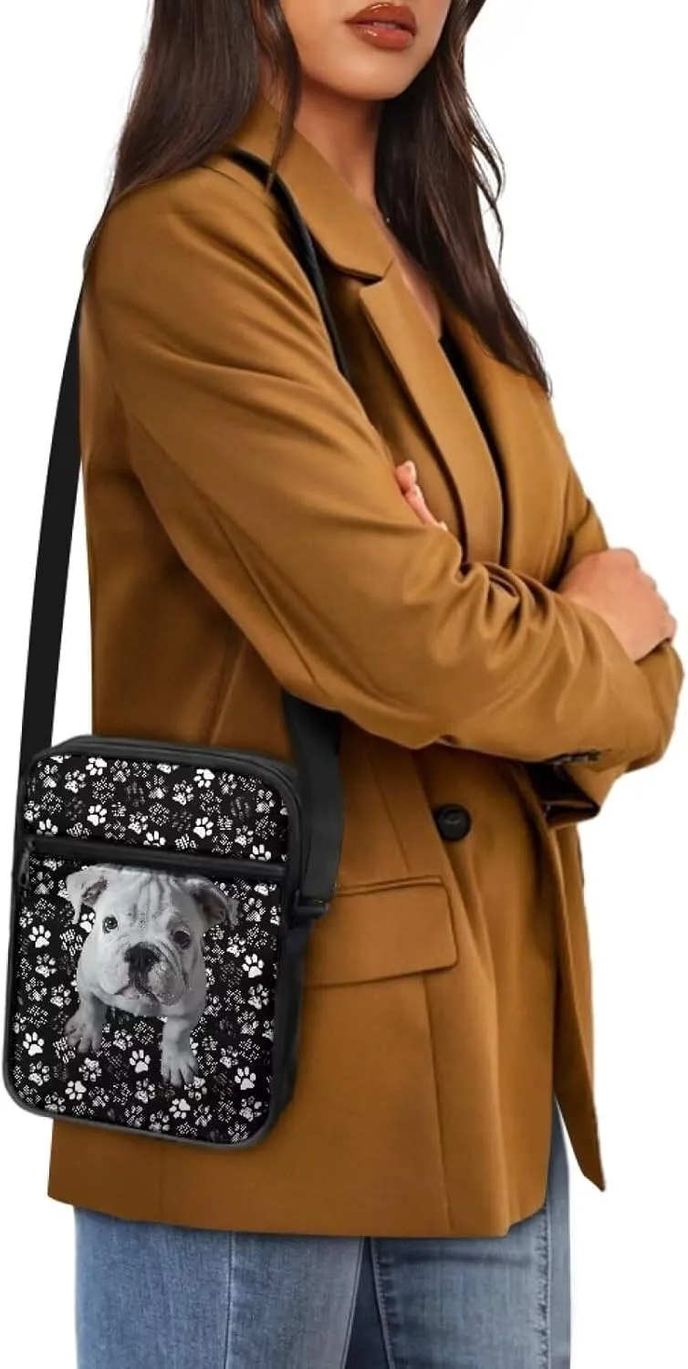 Suobstales Crossbody Bag Sling Purse for Women Men Mini Shoulder Bag Messenger Bag Fanny Back Pack Travel Passport Wallet Bag
