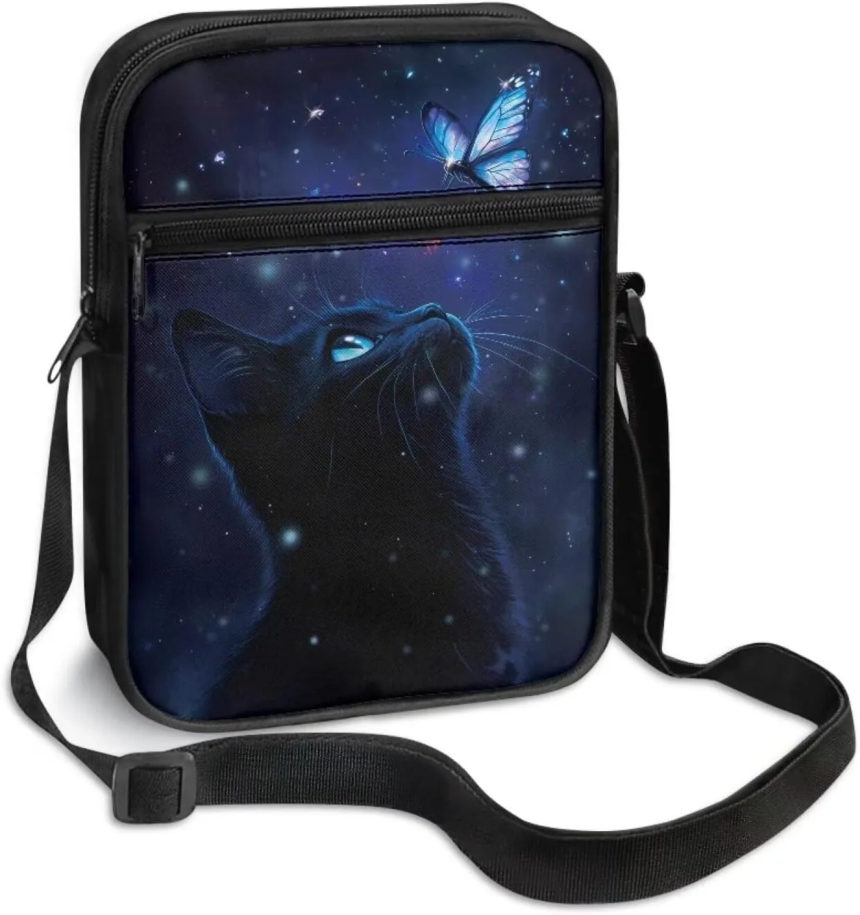 Suobstales Shoulder Bag Crossbody Bag for Women Men Small Messenger Bag Casual Handbag with Adjustable Strap for Work Cycling