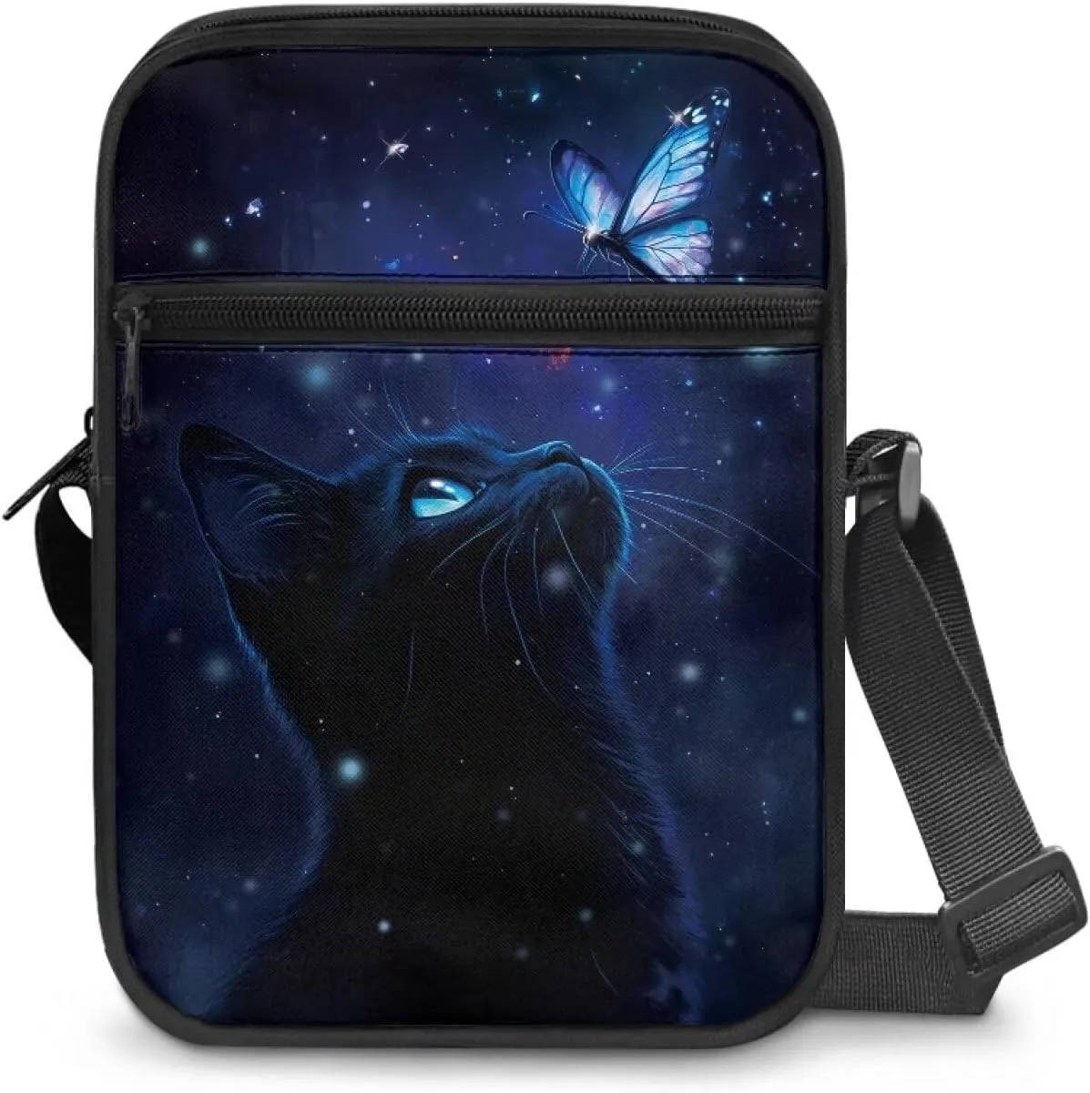 Suobstales Shoulder Bag Crossbody Bag for Women Men Small Messenger Bag Casual Handbag with Adjustable Strap for Work Cycling