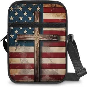 Suobstales Shoulder Bag Crossbody Bag for Women Men Small Messenger Bag Casual Handbag with Adjustable Strap for Work Cycling