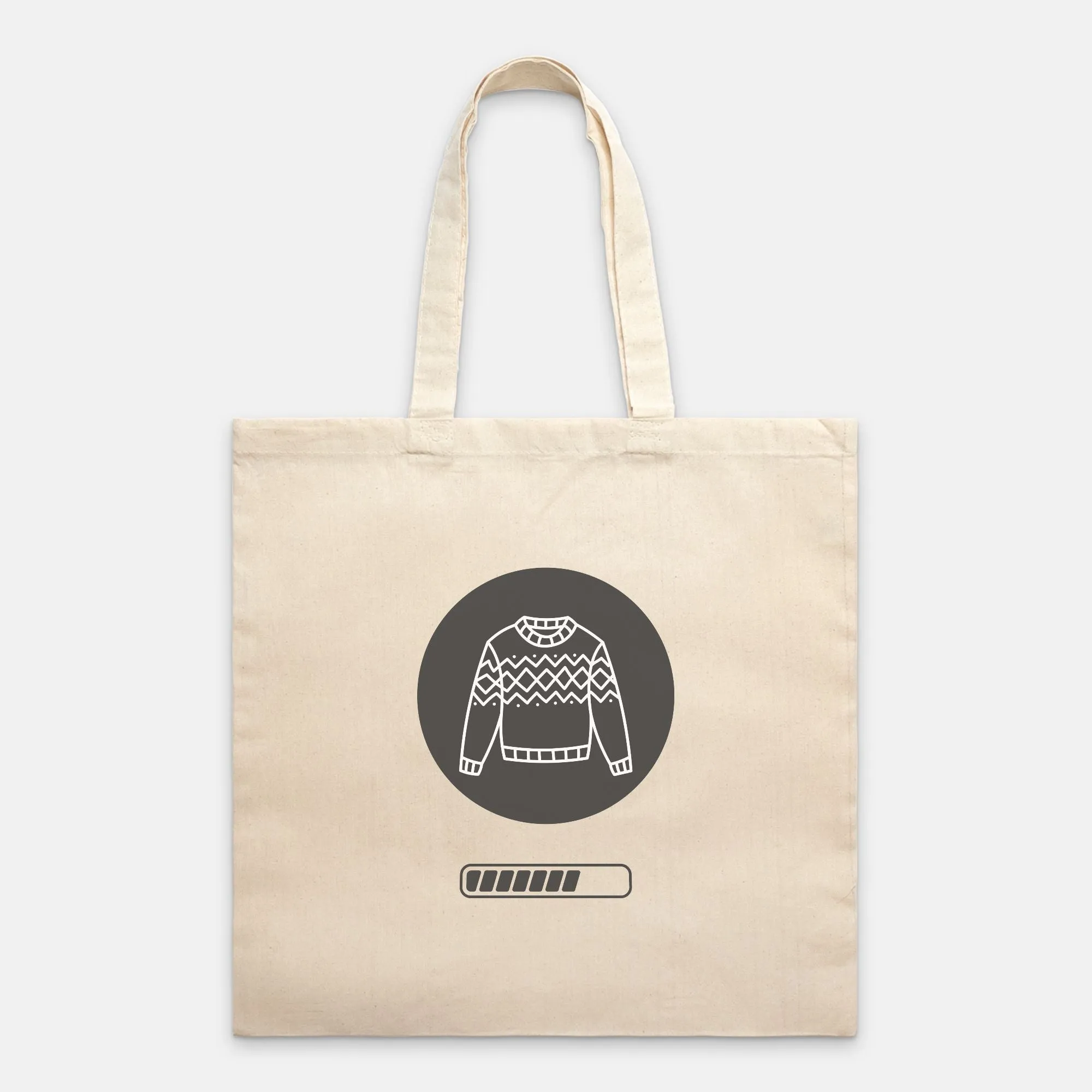 Sweater Progress Bar Tote