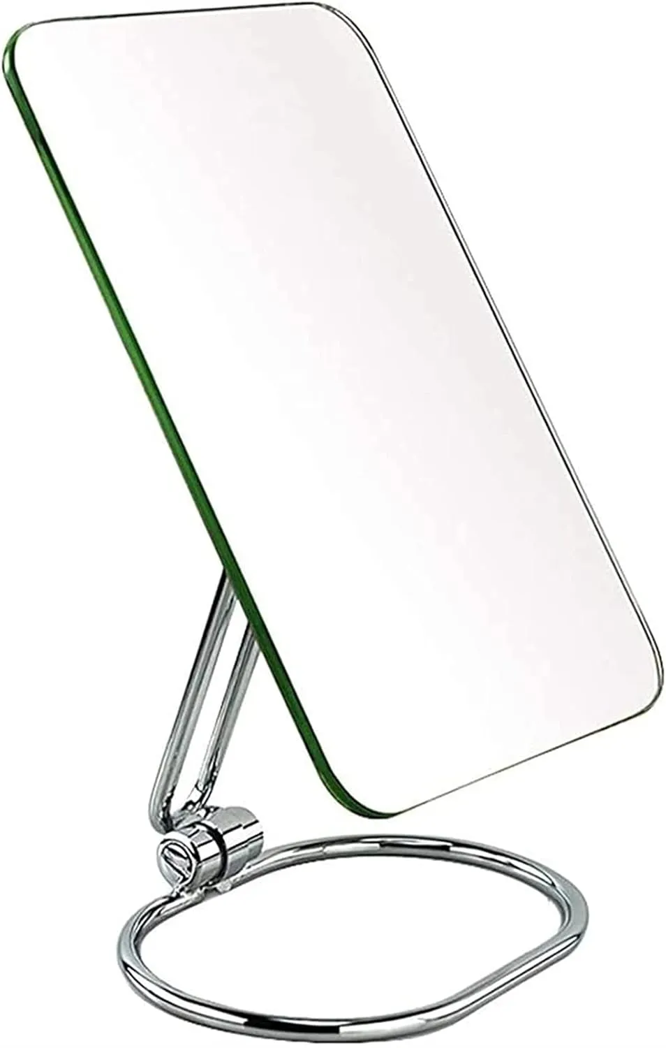 Tabletop Mirror HD Makeup Mirror Square Desktop Princess Mirror Single-Sided Bedroom Dssing Mrror 10.2x14x24cm Silver Cosmetic Mirror