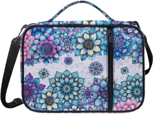Talayituse Bible Cover for Women Men Portable Book Cover Large Capacity Bible Carrying Case with Handle/Shoulder Strap