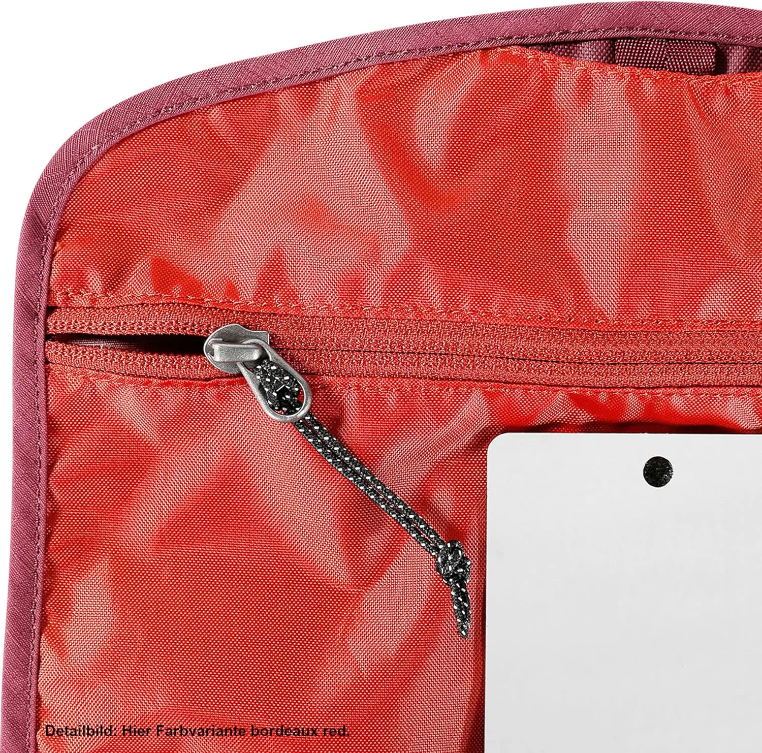 Tatonka Flat Cosmetic Bag with Hanging Hook and Multiple Compartments