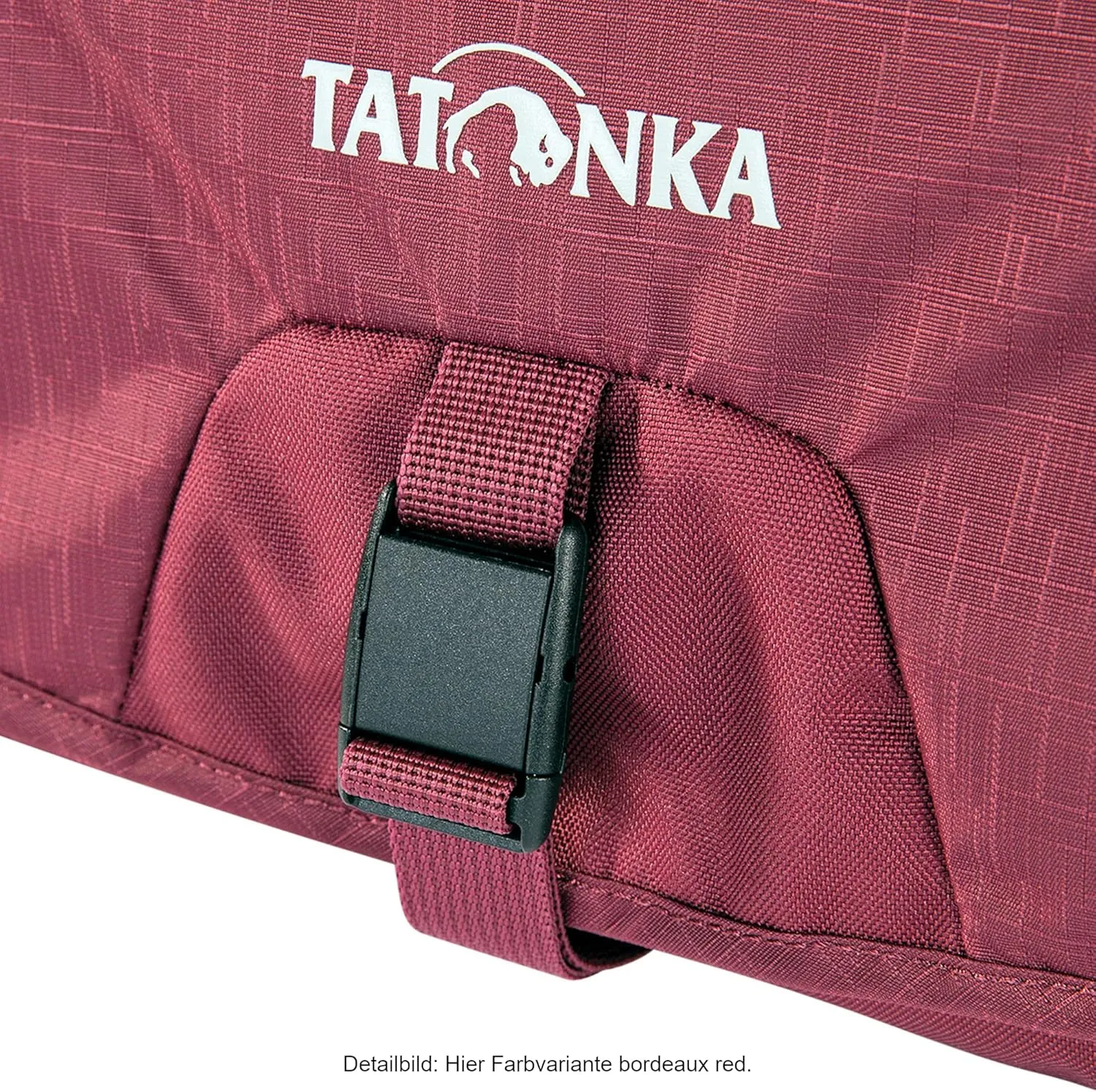 Tatonka Flat Cosmetic Bag with Hanging Hook and Multiple Compartments