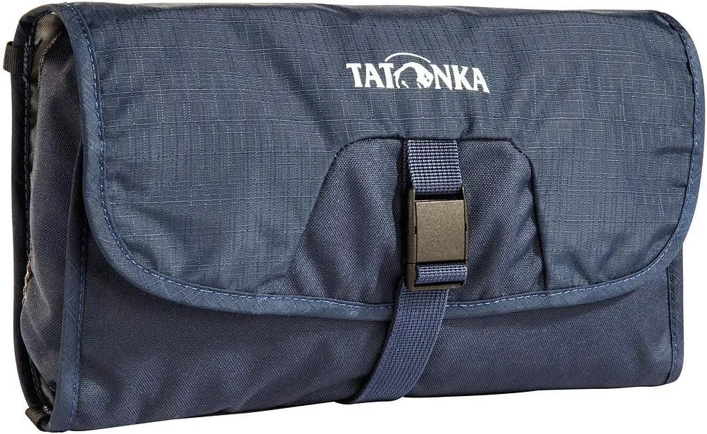 Tatonka Flat Cosmetic Bag with Hanging Hook and Multiple Compartments