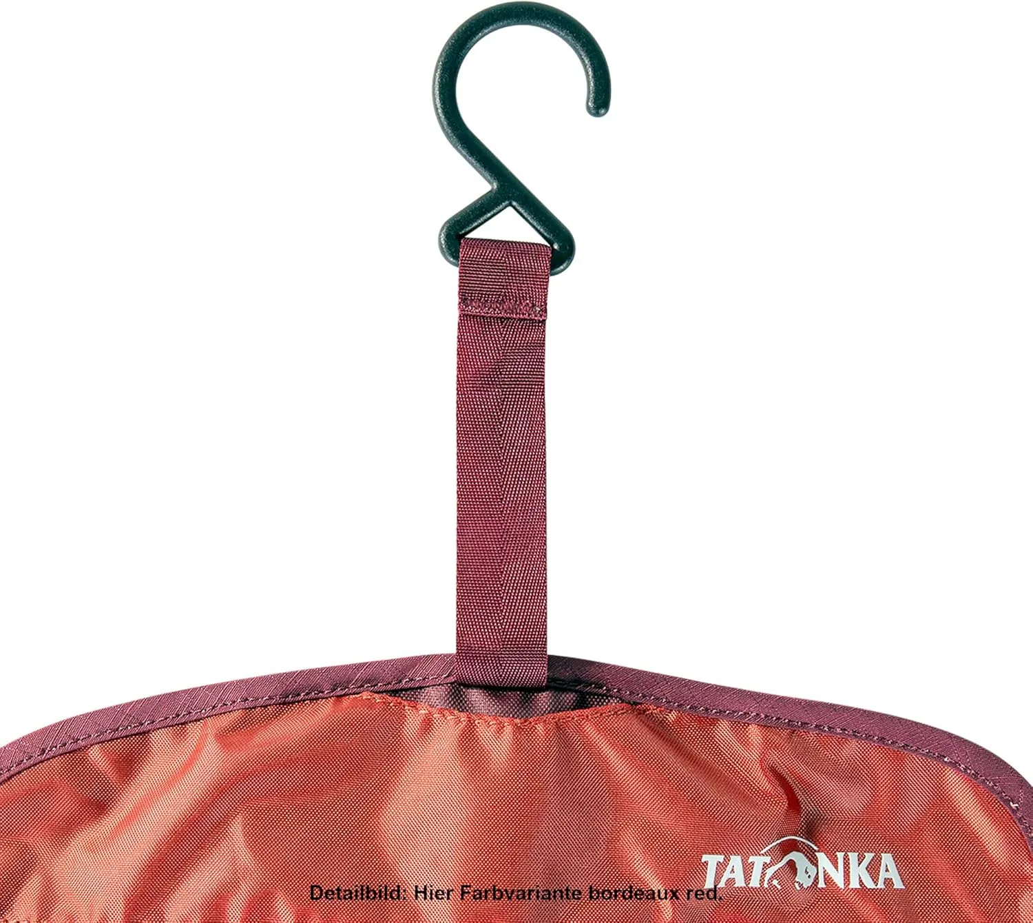 Tatonka Flat Cosmetic Bag with Hanging Hook and Multiple Compartments