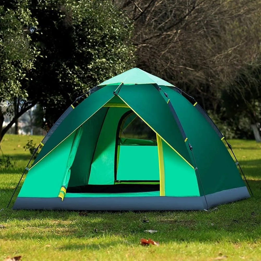 Tent Outdoor Camping Portable Waterproof Breathable Multifunction Folding Automatic Family Tents 3-4 Person