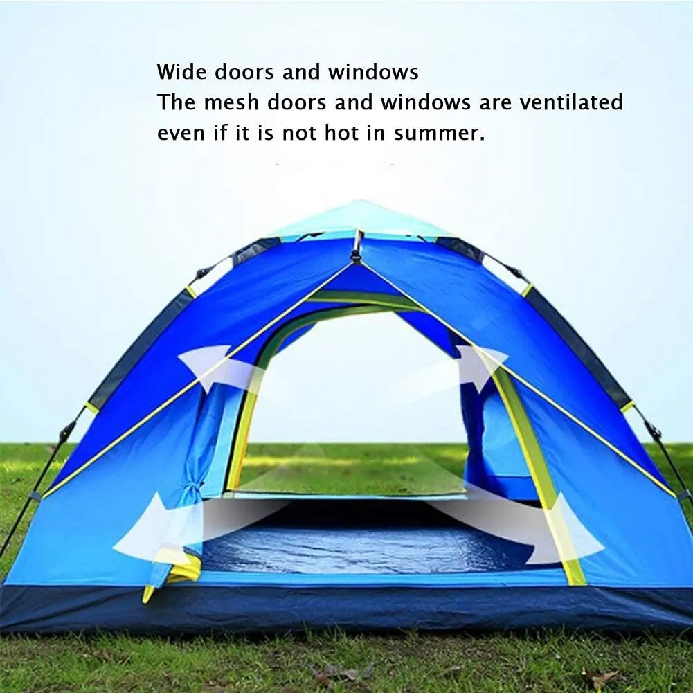 Tent Outdoor Camping Portable Waterproof Breathable Multifunction Folding Automatic Family Tents 3-4 Person