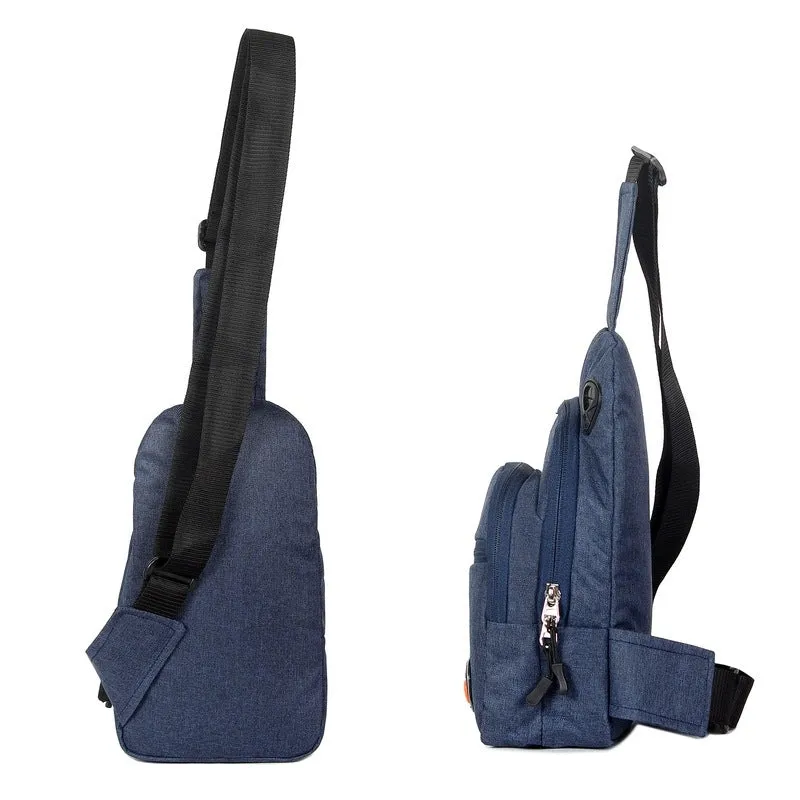 THE CLOWNFISH Cordette Sling Bag - Stylish, Water Resistant | 6L Capacity | Dark Grey