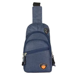 THE CLOWNFISH Cordette Sling Bag - Stylish, Water Resistant | 6L Capacity | Dark Grey