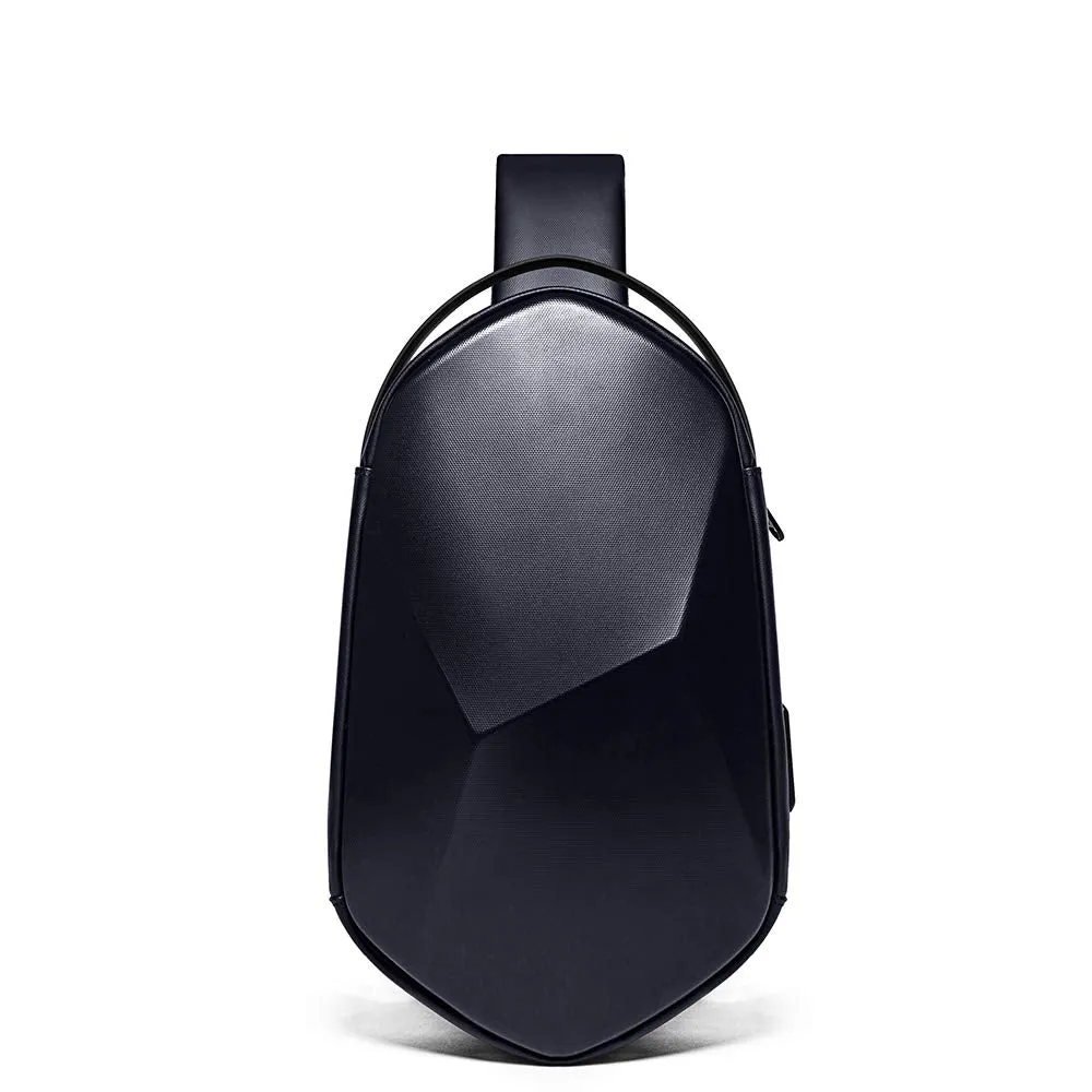 THE CLOWNFISH Sling Bag - Water Resistant, USB Charging | Utility Pocket | Camouflage