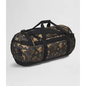 The North Face Base Camp Duffel Large - Utility Brown Camo Texture Small Print/TNF Black-NPF