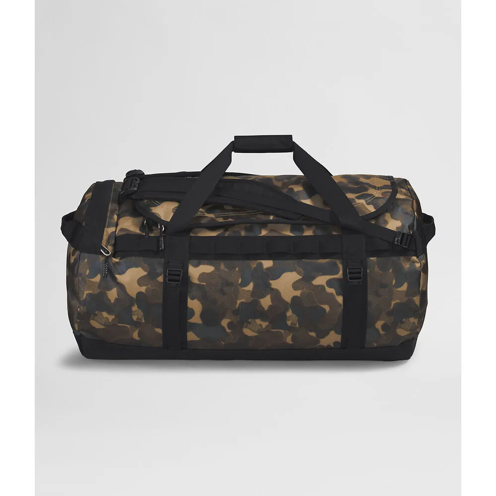 The North Face Base Camp Duffel Large - Utility Brown Camo Texture Small Print/TNF Black-NPF