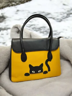 The Printed Flap Tote