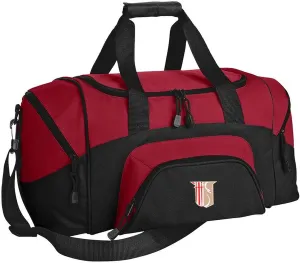 Theta Chi Colorblock Duffel Bag Red/Black