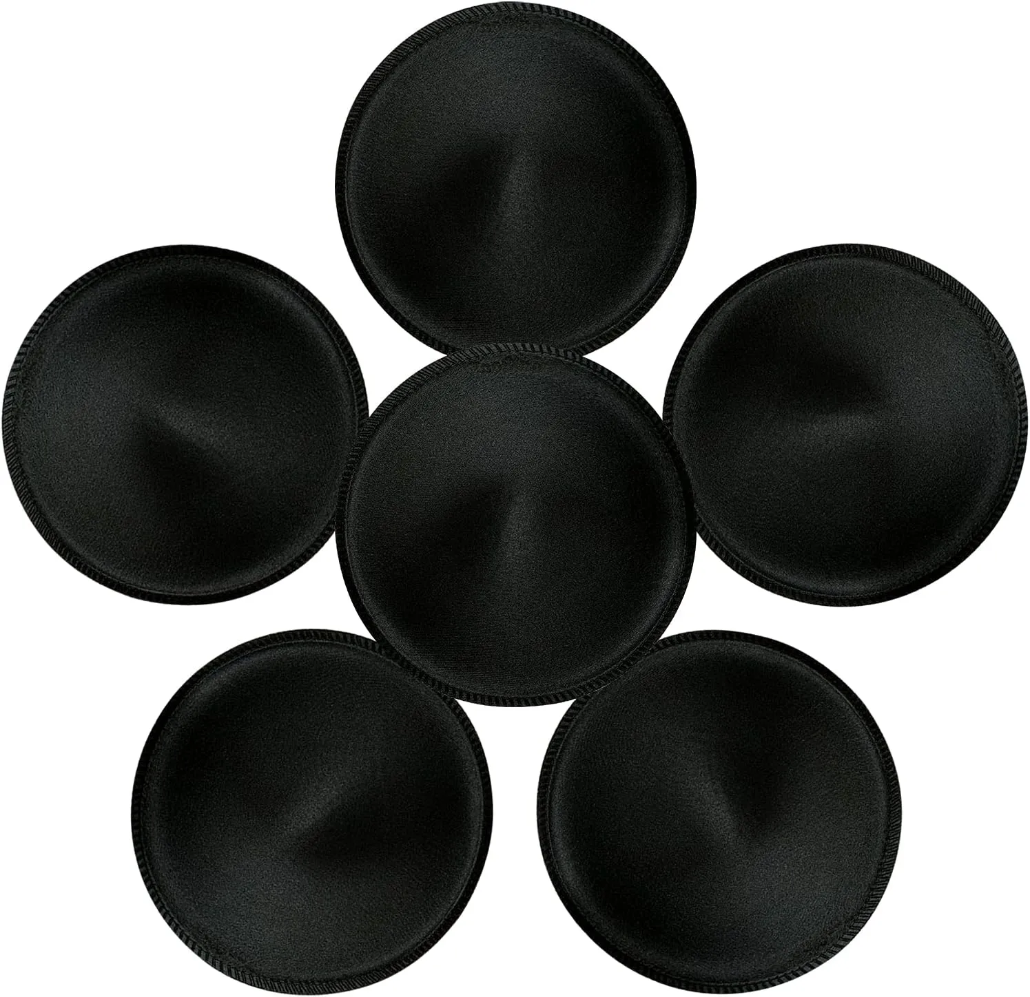 TopBine 3 pairs Round Soft Bra Inserts Pads Removable Sport Bra Cups inserts Mastectomy Bra Inserts For Bikini Top Swimsuit