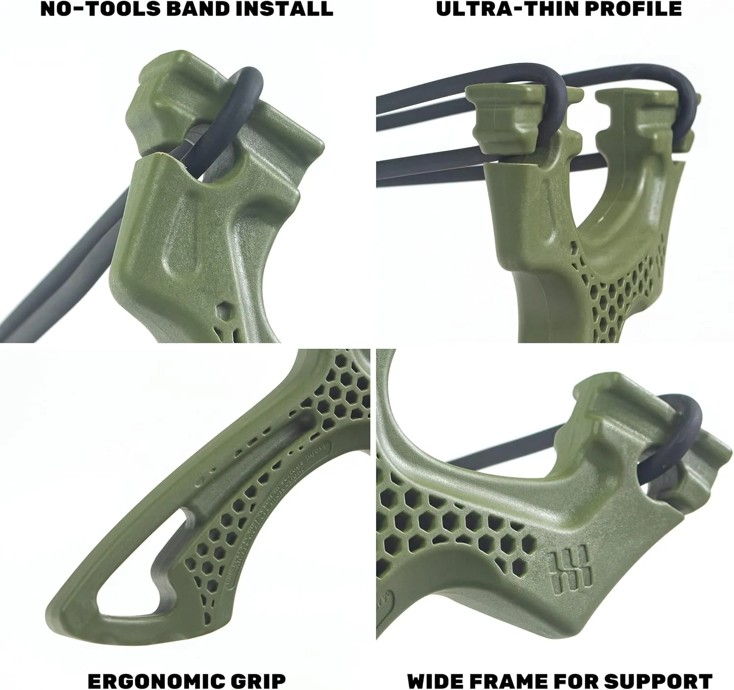Torque Slingshot with Target, Ammo, and Looped Tube Bands for Professional Target Shooting Precision Sling Shot