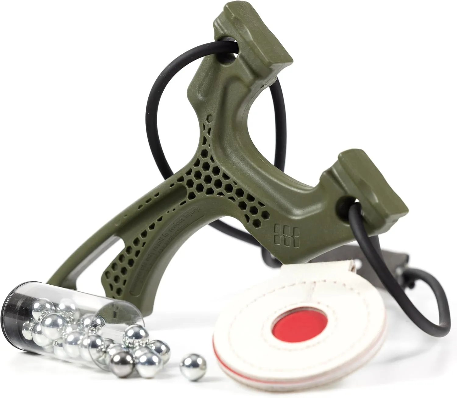 Torque Slingshot with Target, Ammo, and Looped Tube Bands for Professional Target Shooting Precision Sling Shot