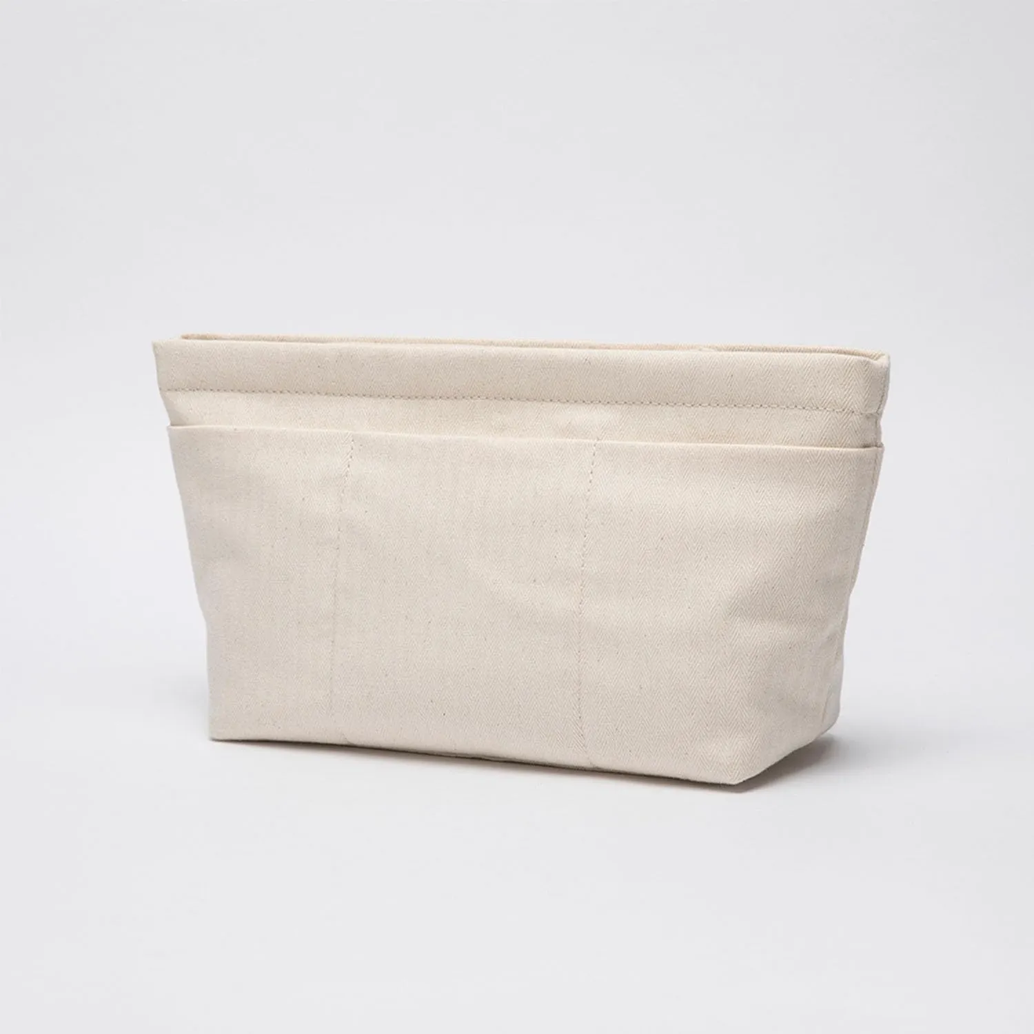 Tote Purse Insert Handbag Organizer Shaper Handbag Liner Bag in Bag Divider Organizer Insert (M-With Zipper)