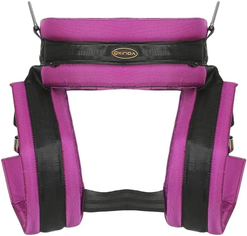 Trampoline Harness Equipment, Outdoor, with, Nylon for Kids Child Boys Girls, Purple S
