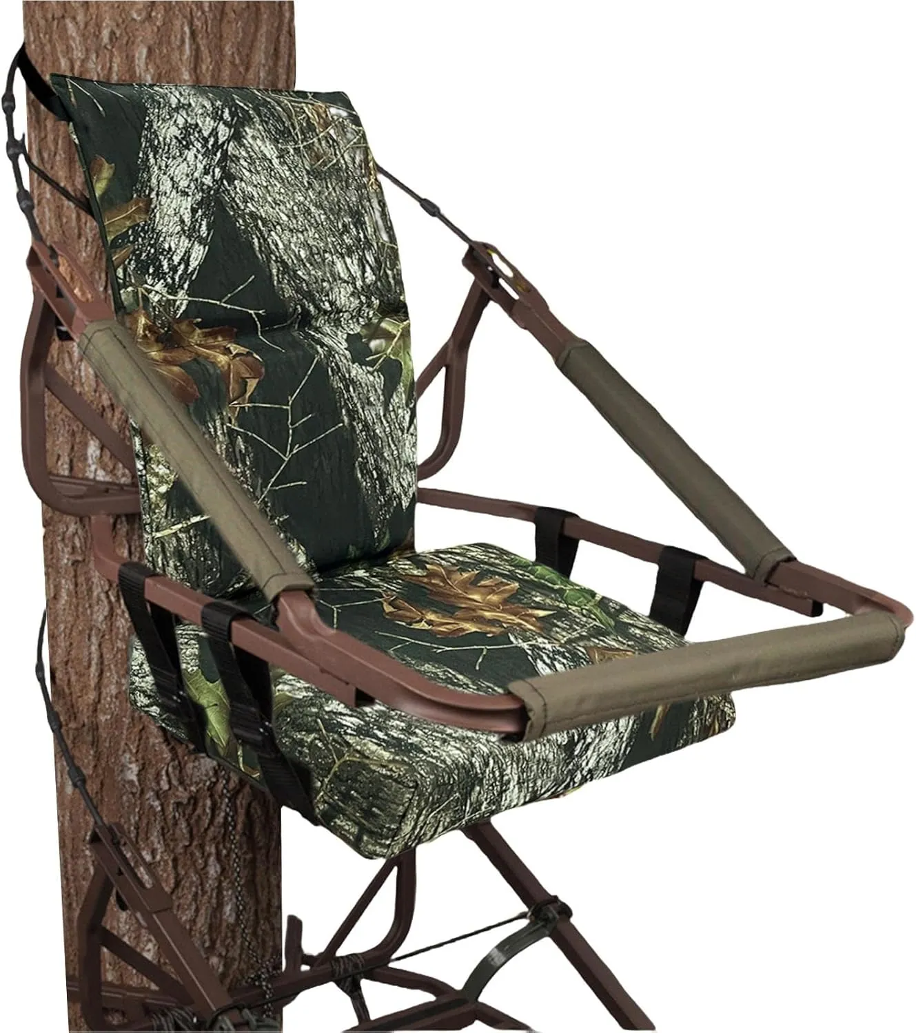 Tree Stand Seat Replacement, Adjustable Treestand Seats for Hunting, Climbing Treestands Seats, 600D Oxford Cloth Waterproof Tree Stand Seat Fits Climber Deer Tree Stands (Without Stand)