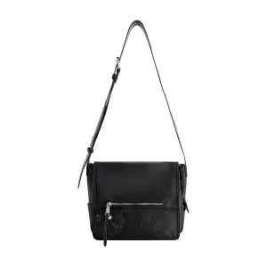 True Religion Classic Messenger Bag, BLACK