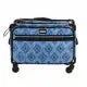 Tutto Sewing Machine Case On Wheels Large 21in Blue Diamond