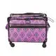 Tutto Sewing Machine Case On Wheels Large 21in Pink Diamond
