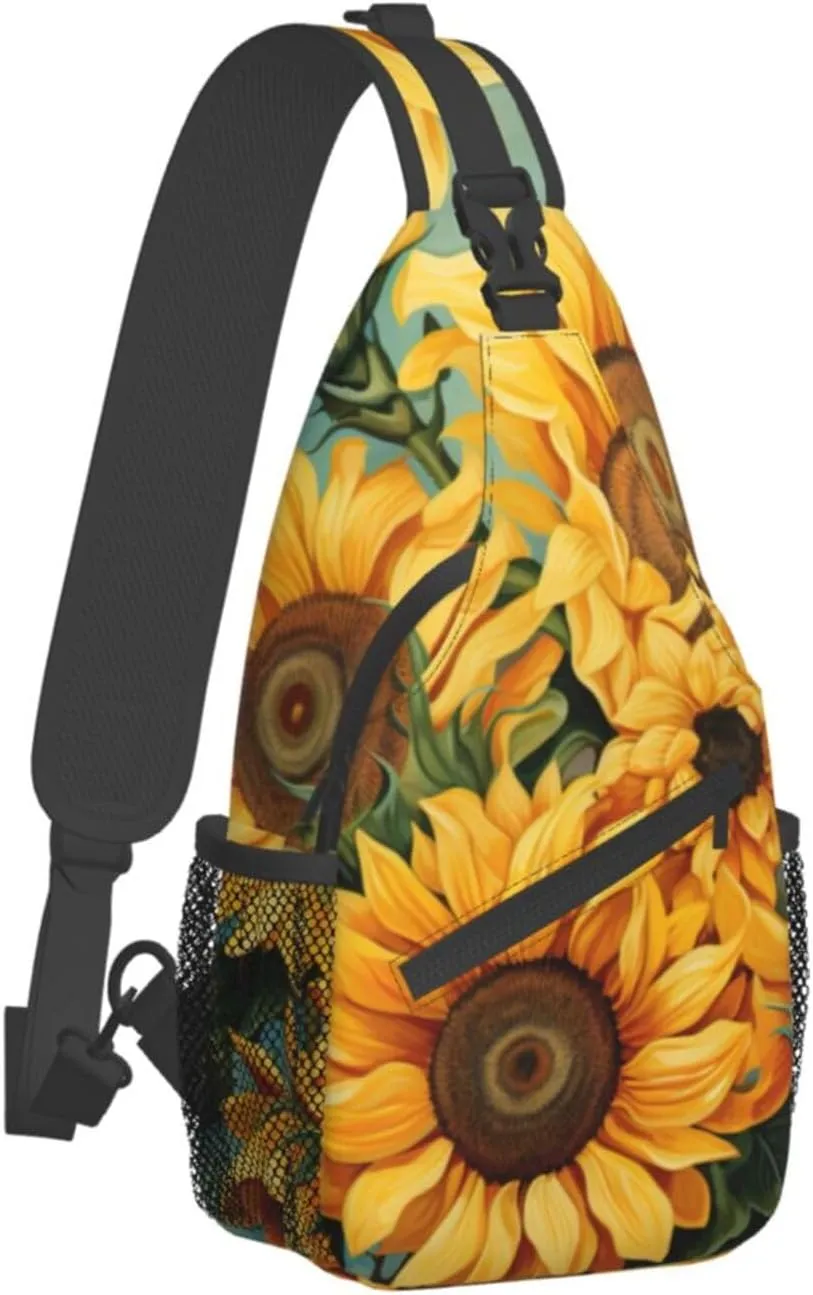 Ufo At Night Crossbody Bag Chest Shoulder Bag Small Casual Backpack Suitable For Women Men Hiking